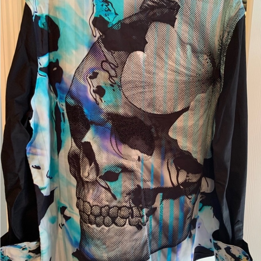 COPY - Robert Graham “ Isle De Muerte” / Skull / Black / new / XL / L /M